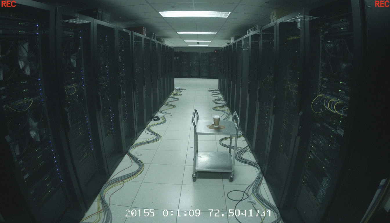 Lab 3, Building A, second floor. Photographed during after-hours security sweep